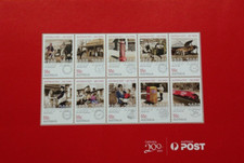 MINT 2009 AUSTRALIA POST 200 YEARS STAMP SHEETLET - EX BOOK