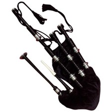 TC Highland Bagpipes Rosewood Black Colour Silver Amount/Scottish Bagpipe Reeds