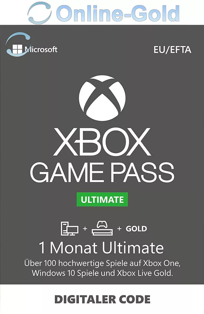 Buy Xbox Game Pass Ultimate - 1 Month EUROPE Xbox One / PC Xbox Key 