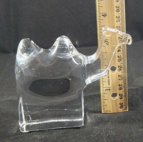 Orrefors Crystal 4803-72 Gunnar Cyren Art Glass Two Hump Camel Figurine, 3 3/4" - Picture 6 of 7