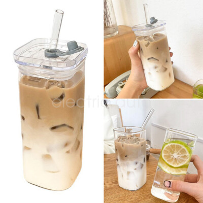 Square glass best sale coffee mugs