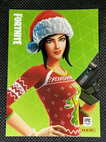 2020 Panini Fortnite Series 2 JOLLY JAMMER #42 UNCOMMON OUTFIT 