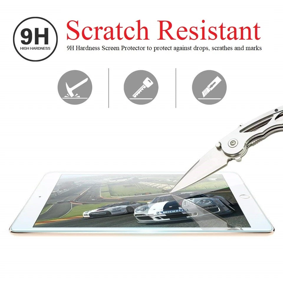 Tempered Glass Screen Protector for iPad Mini 5 6 Air 9.7 10.2 10.5 Pro 12.9 13 - Image 4 of 4
