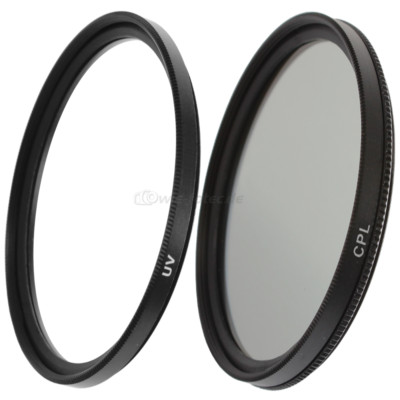 46mm UV Filter & CPL Filter Polfilter Zirkular für DSLR Foto Kamera Objektive