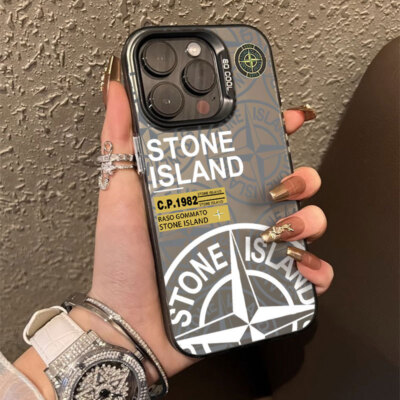 High-grade coloured silver iPhone Phone Case for 16 15 14 13 12 11 XR 8 7
