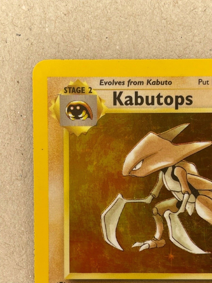 Pokémon Card Kabutops 9/62 Fossil 1st Edition Holo | eBay