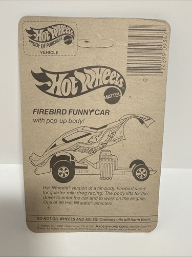 Vintage 1982 Mattel Hot Wheels Metal Flake '57 T-Bird No. Unpunched Card 2013 - Bild 5 von 6