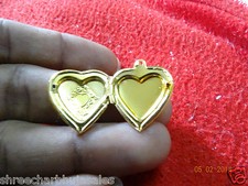 Heart Shape Friend Photo Picture Frame Locket Pendant Necklace For Lovers Kids