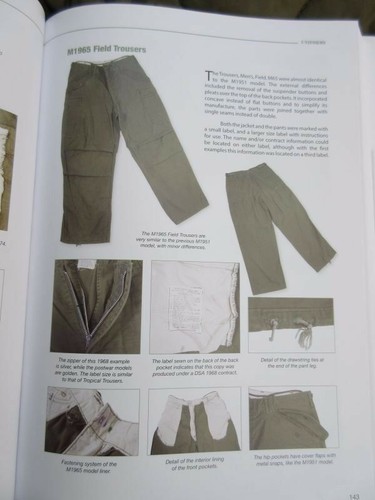 Pantalón de campo forro M65 OG-106 para clima frío DSA74 VIETNAM forro - Imagen 4 de 4