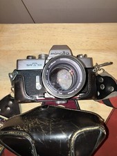 Minolta SRT 101 Film Camera  MC Rokkor PF F 58mm 1:14 Hoya 55mm Skylight Case