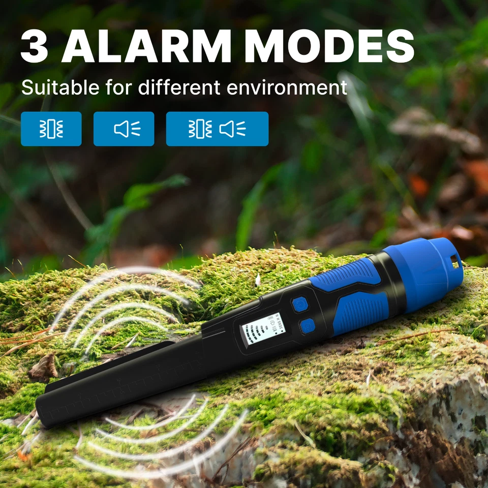 CKG Metal Detector Pinpointer 360° Detection, Fully Waterproof IP68, Color Blue - Image 4 of 4