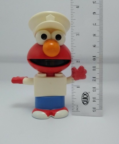 K'nex/Elmo Figur/Sesamstraße Werkstatt/rot/weißer Hut/blaue Hose. Tolle Form - Bild 2 von 10