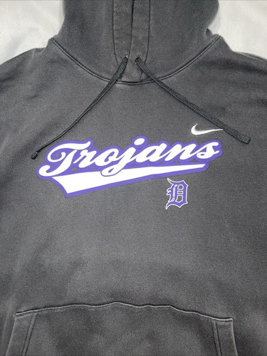 USC Trojans Nike Hoodie Mens 3XL XXXL Gray Pullover Hooded Sweatshirt - Picture 3 of 6