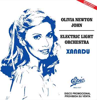 ELO OLIVIA NEWTON JOHN - ''XANADU'' - MAGIC = MAGIA SOUNDTRACK ULTRA RARE PROMO LP