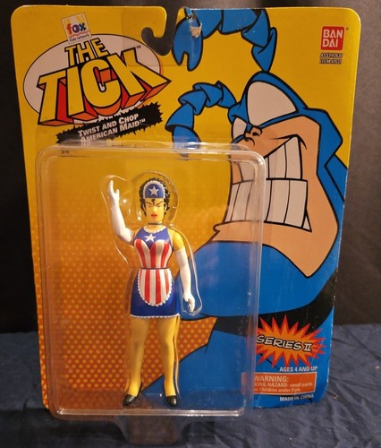 BANDAI TALKING FIGURE 1994 Lot NEW Natural Tick Twist And Chop American Maid - Picture 4 of 12