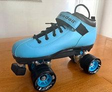 Riedell Dart Adult Quad Roller Skates Blue with Black Detail Size 8 MPN 30273
