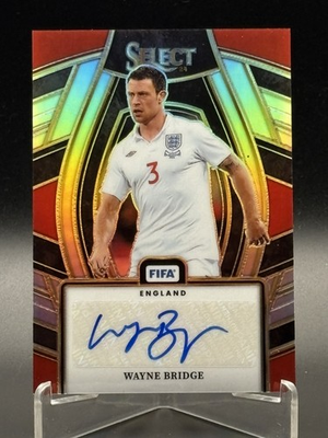 #ad #ad WAYNE BRIDGE AUTOGRAPH RED PRIZM 2023 24 Panini Select FIFA England $10.00