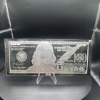 4 oz .999 Fine Silver Bar $100 Bill Design 1776 Bullion Collectible