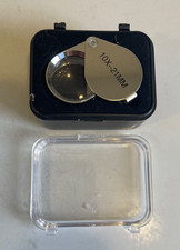 10X 21mm Jewelers Jewelry Eye Loupe Optical Magnifying Glass Lens
