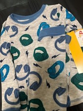 Music 2 PIECE SET Little Boys Pajama Set size 4