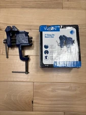Wilton 3" Portable Vise With Clamp-On Base | Blue | 33150