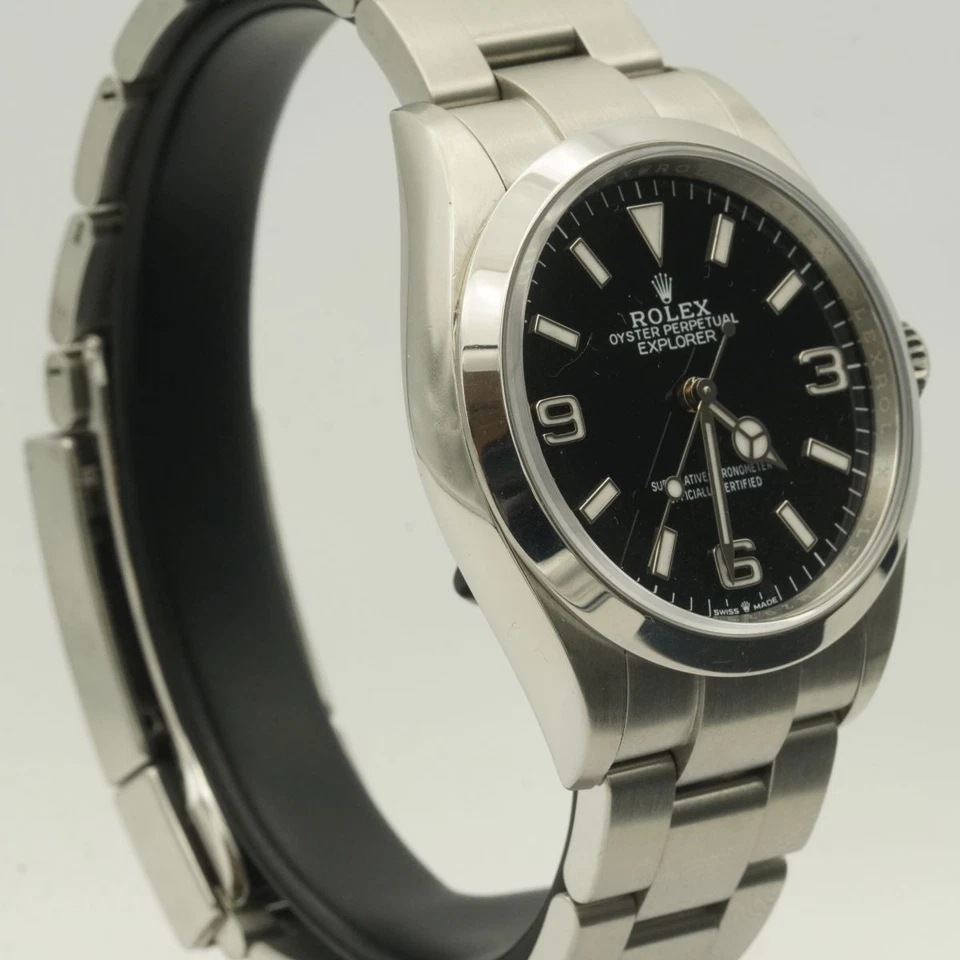 ROLEX EXPLORER 36 HERREN UHR 36MM 124270 STAHL SCHÖNER ZUSTAND VINTAGE RX126 - Bild 3 von 4
