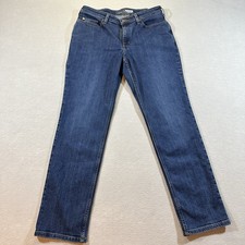 Carhartt Relaxed Fit Jeans Women  s 10 Regular Workwear Stretch Denim Blue 105383