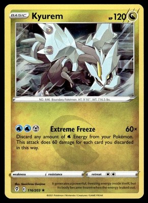 Kyurem 116/203 Holo Rare Evolving Skies Holo NM Pokemon Karte Deutsch