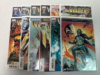 Invaders #1-12 Complete Set Vol 3 Marvel Comics 2018 2019 Key Issue