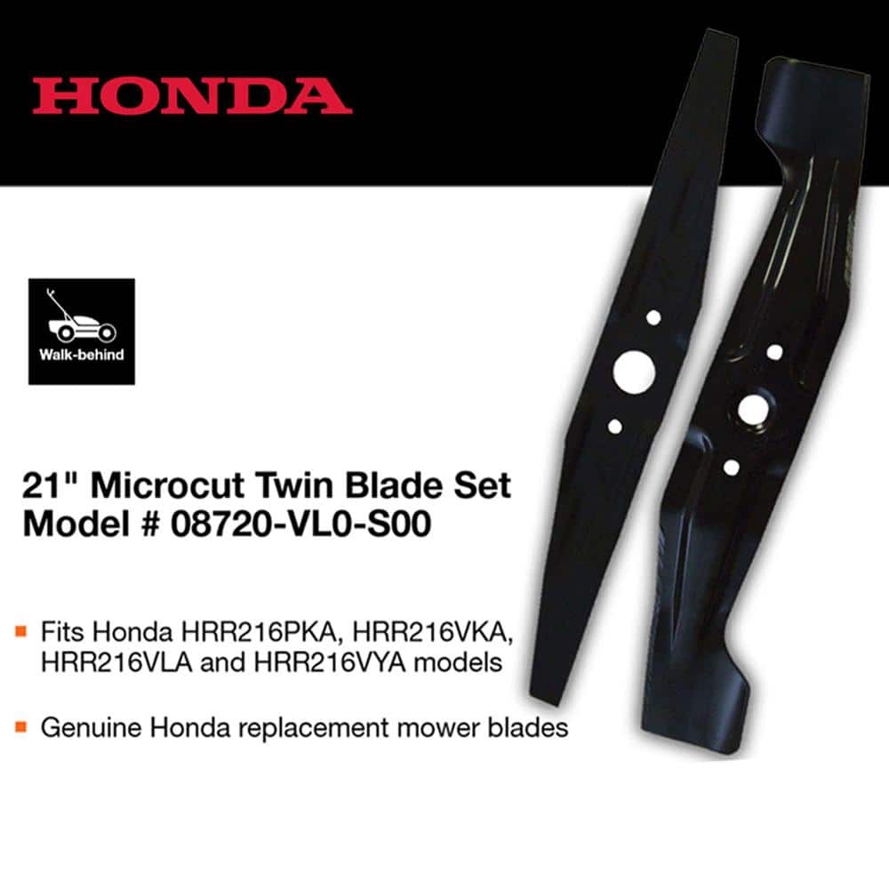 21 in. Deck Mower Microcut Twin Blade Set 08720-VL0-S00 08720-VL0-S00 08720-VL0-