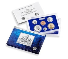 2025 S US Mint 10 Clad Coin Proof Set w/AB QUARTERS w/Box/COA 25RG In Stock