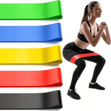 5er Set Fitnessbänder Widerstandsbänder Gymnastikband Sport Resistance Bands Set