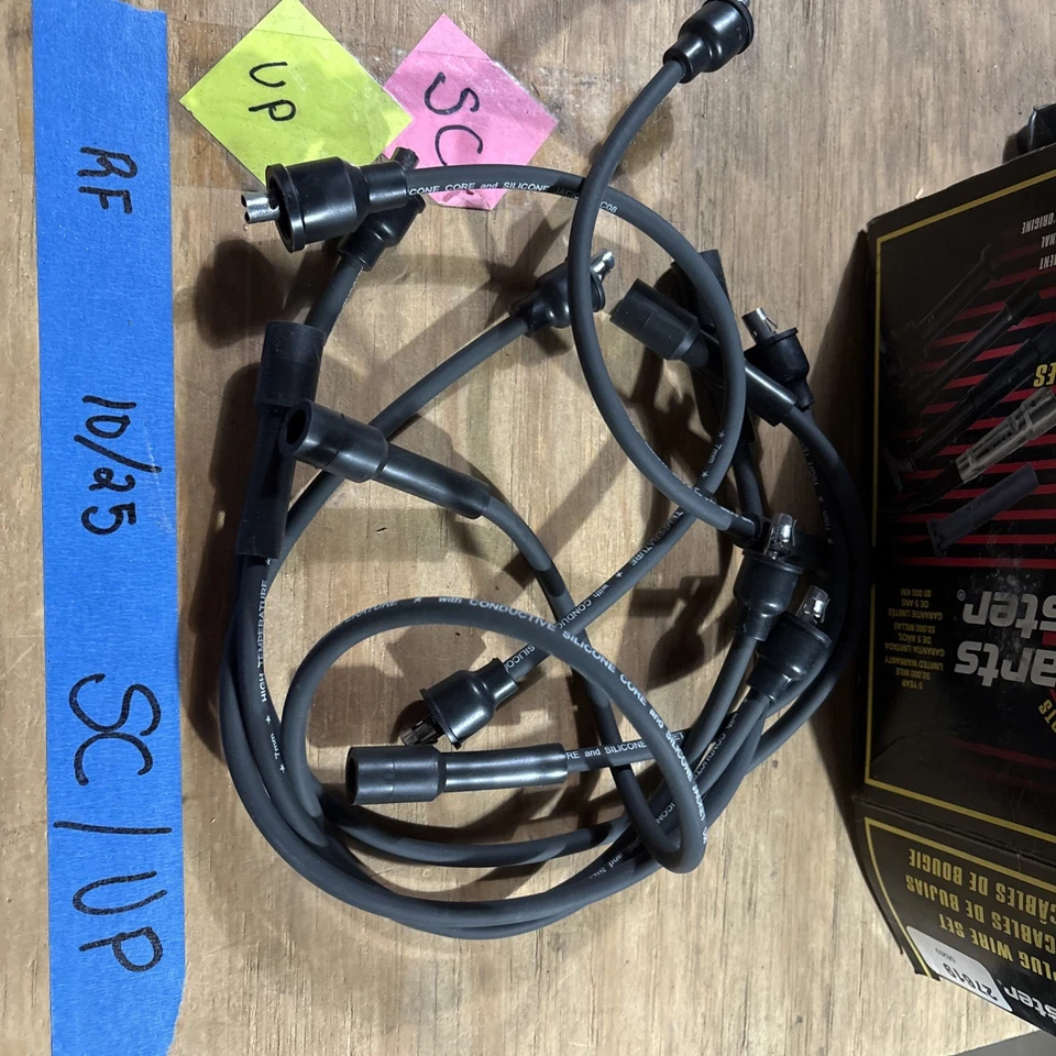 Набор проводов свечей зажигания Parts Master 27619 подходит для Chevrolet Bel Air Ford 63-74 годов выпуска - Изображение 2 из 4