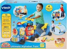 VTech Sit-to-Stand Ultimate Alphabet Train, Blue