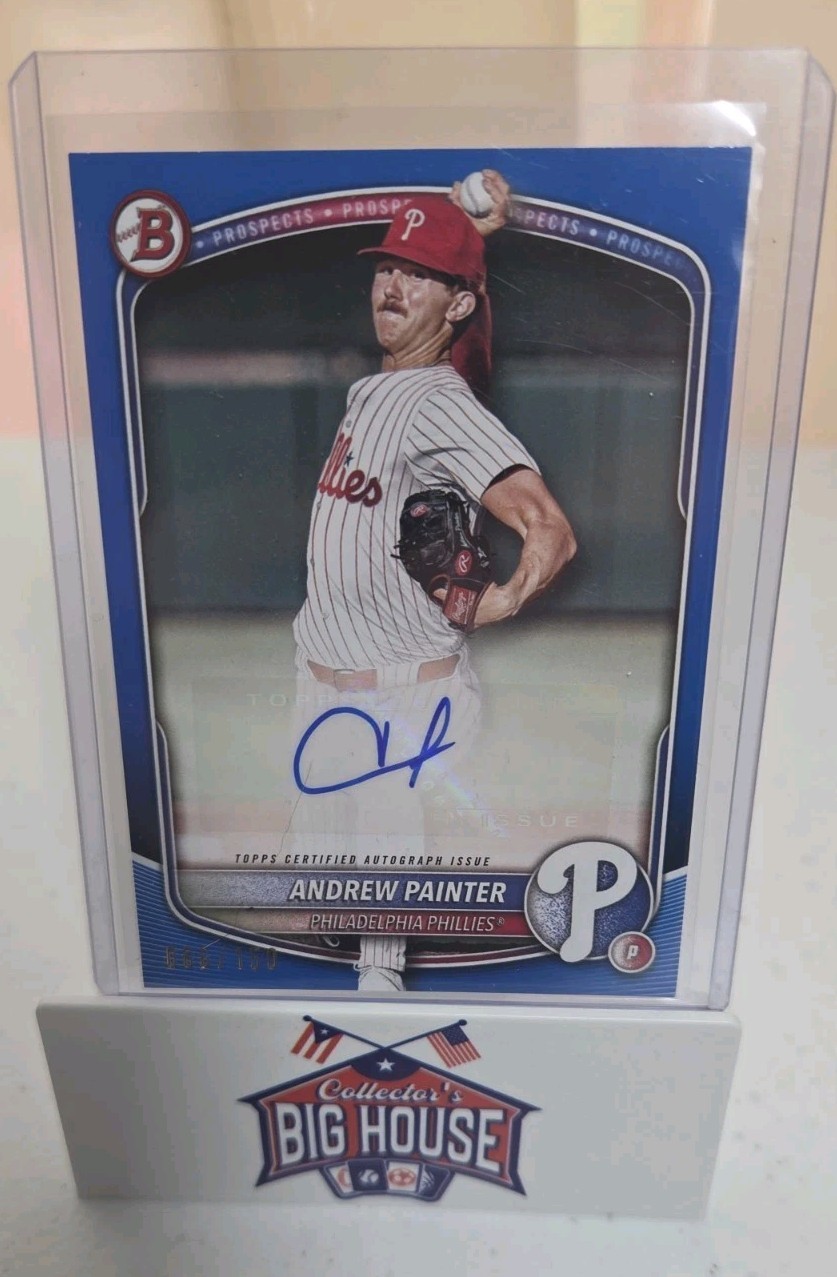 2025 Bowman ANDREW PAINTER Auto #BPA-AP Blue #'d to /150 🔥🔥