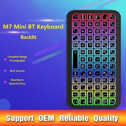 Bluetooth 5.2 Keyboard 5inch Keycups 7 Color Backlit Keyboard4683 - Photo 4/9