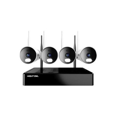 Night Owl WM-BTWN81-2-4L 10 Channel 4K Wi-Fi NVR with 1TB Hard Drive And
