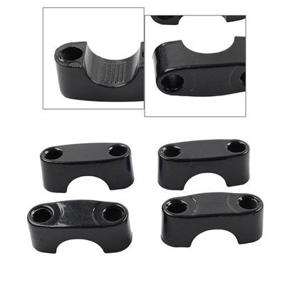 2x Black 22mm 7/8'' Motor HandleBar Mount Clamp Riser Adapter Dirt Pit Bike ATV