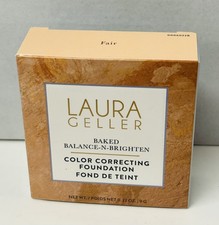 Laura Geller Baked BalancenBrighten Color Correcting Foundation FAIR .32 oz U23C