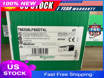The new TM258LF66DT4L PLC programmable controller delivers fast