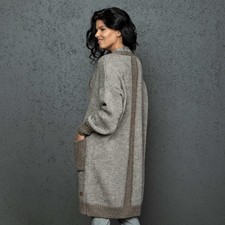 Cocoa Chunky oversized knit cardigan - alpaca merino wool cardigan wrap