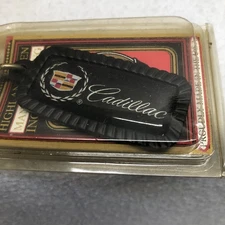 Cadillac Keychain Key Ring Highland Glen Mfg USA Made Original Package Vtg NOS