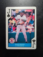 Wade Boggs 1990 The U.S Playing Card Co. Boston Red Sox #Jack Of Clubs