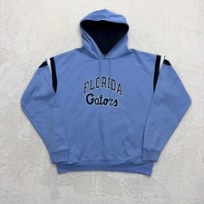 Champion Florida Gators Sweater Hoodie Large Mens Blue NCAA Football Pullover