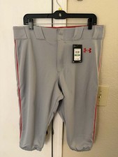 Under Armour Baseball Pants Mens Large Gray Gameday Vanish Knckr pipe