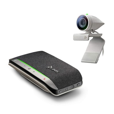 Plantronics - Studio P5 Webcam with Sync 20+ Speakerphone Kit Polycom - 1080p...