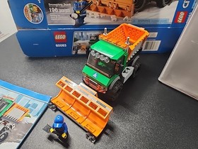 Preowned LEGO 60083 City - Snowplow Truck - Box/Instr/Minis 98% Complete 