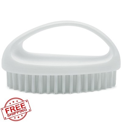 GKETN Hand Nail Brush White Nylon Bristles