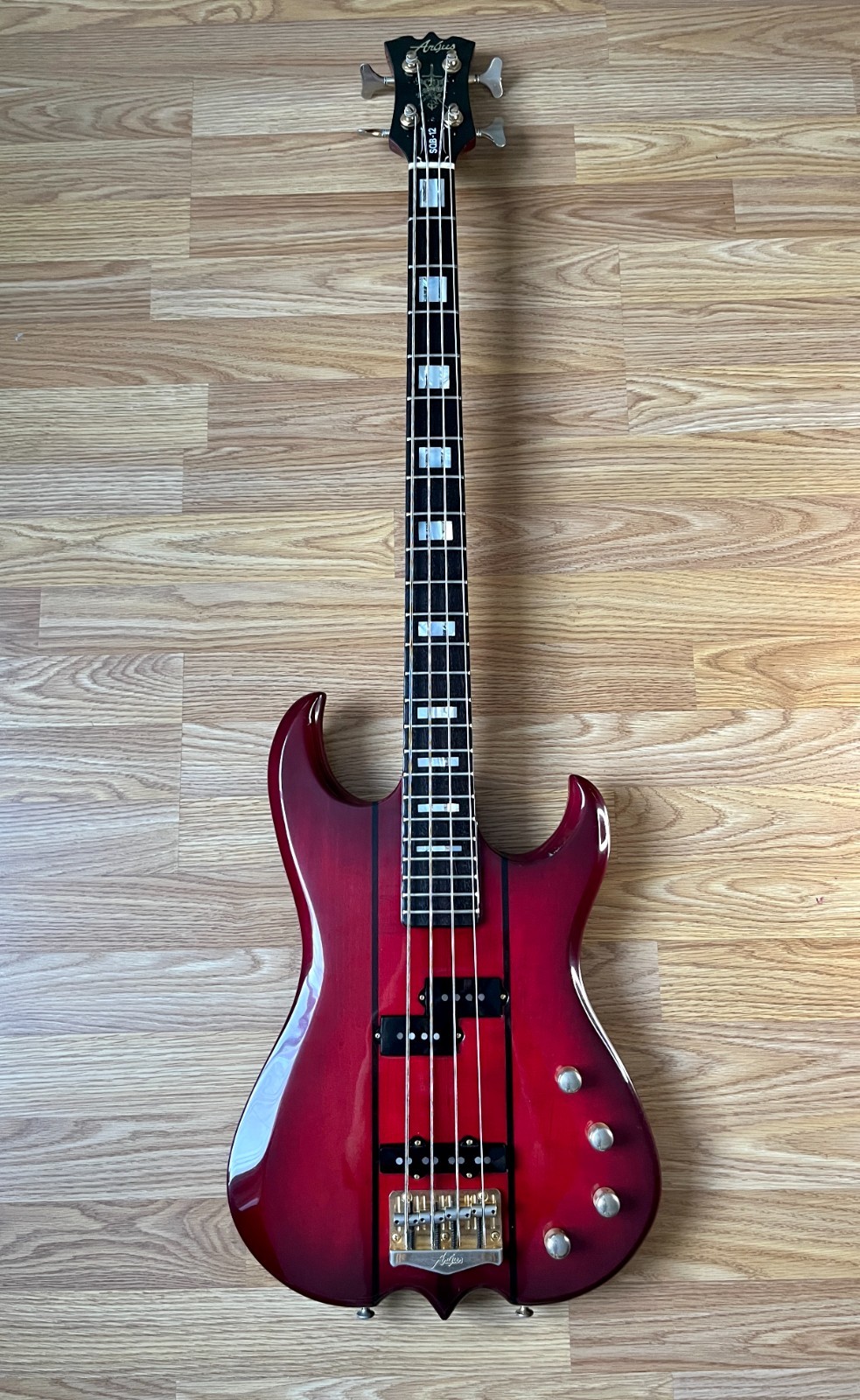 Argus SQB-12 Squeeze Bass, 1980s, MiJ, Kyowa / Shiino Era, Boutique, Alembic-style