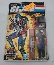New UNPUNCHED GI JOE Vipers Cobra Infantry SEALED MOC 1985 Hasbro G.I. Figure